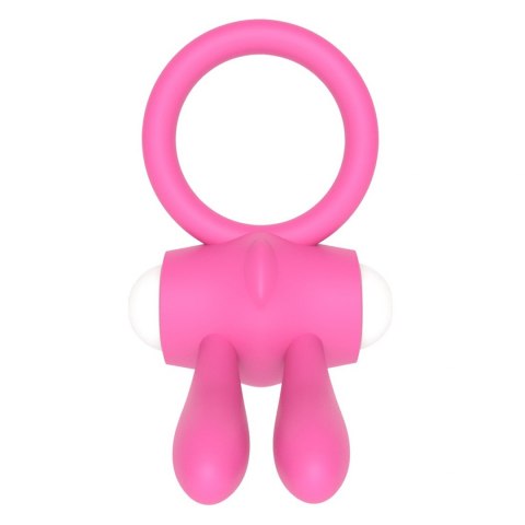 Power Clit Silicone Cockring Pink Power Clit Silicone Cockring Pink