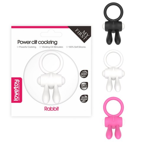 Power Clit Silicone Cockring Pink Power Clit Silicone Cockring Pink