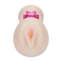 MASTURBATOR SZTUCZNA DUPA I CIPKA POCHWA WIBRACJE BAILE- MASTURBATOR WITH VIBRATING RING, FLESH-COLOURED