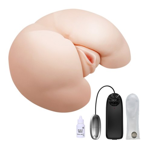 MASTURBATOR SZTUCZNA DUPA I CIPKA POCHWA WIBRACJE BAILE- VAGINA AND ASS, HEATING FUNCTION VIBRATION