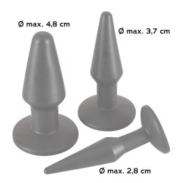 ZESTAW KORKÓW ANALNYCH TRENING ANALNY ŚR 0,8-4,8CM