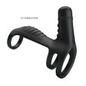 PRETTY LOVE- VIBRATINGPENIS SLING, 10 VIBRATION FUNCTIONS