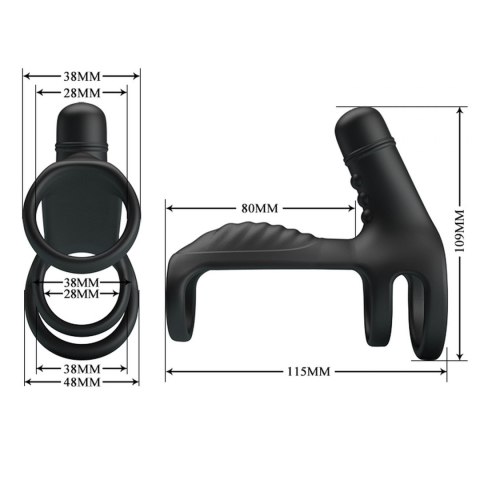 PRETTY LOVE- VIBRATINGPENIS SLING, 10 VIBRATION FUNCTIONS PRETTY LOVE- VIBRATINGPENIS SLING, 10 VIBRATION FUNCTIONS