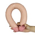 17" King Size Realistic Slim Ultra Double Dildo