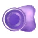 7" JELLY STUDS CRYSTAL DILDO MEDIUM PURPLE