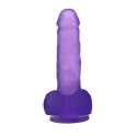 7" JELLY STUDS CRYSTAL DILDO MEDIUM PURPLE