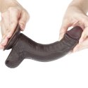 7'' SLIDING SKIN DUAL LAYER DONG - BLACK