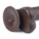7'' SLIDING SKIN DUAL LAYER DONG - BLACK