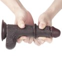 7'' SLIDING SKIN DUAL LAYER DONG - BLACK