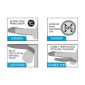 ADD 1" PLEASURE X TENDER VIBRATING DOUBLE PENIS SLEEVE