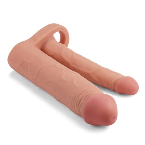 Add 2" Pleasure X Tender Double Penis Sleeve Add 2" Pleasure X Tender Double Penis Sleeve