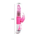 BAILE- FASINATION VIBRATOR PINK,12 VIBRATION FUNCTIONS 4 ROTATION FUNCTIONS