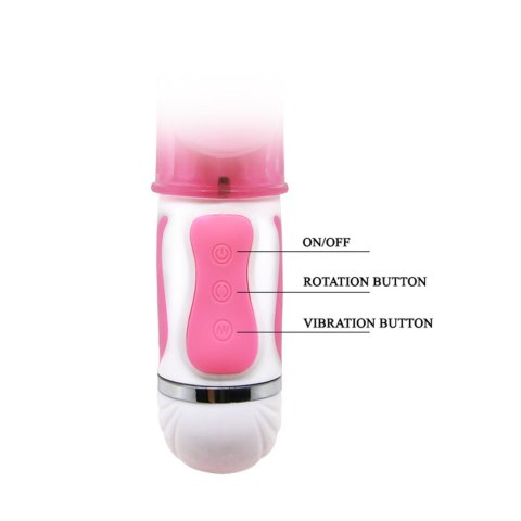 BAILE- FASINATION VIBRATOR PINK,12 VIBRATION FUNCTIONS 4 ROTATION FUNCTIONS BAILE- FASINATION VIBRATOR PINK,12 VIBRATION FUNCTIONS 4 ROTATION FUNCTIONS