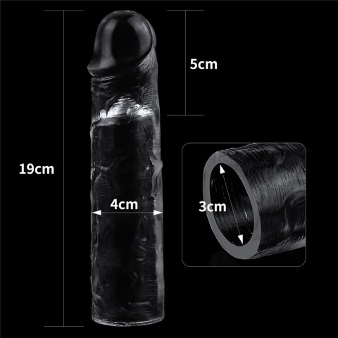 Flawless Clear Penis Sleeve Add 2'' Flawless Clear Penis Sleeve Add 2''