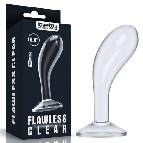 Flawless Clear Prostate Plug 6.0'' Flawless Clear Prostate Plug 6.0''