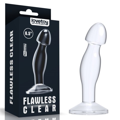 FLAWLESS CLEAR PROSTATE PLUG 6.5'' FLAWLESS CLEAR PROSTATE PLUG 6.5''