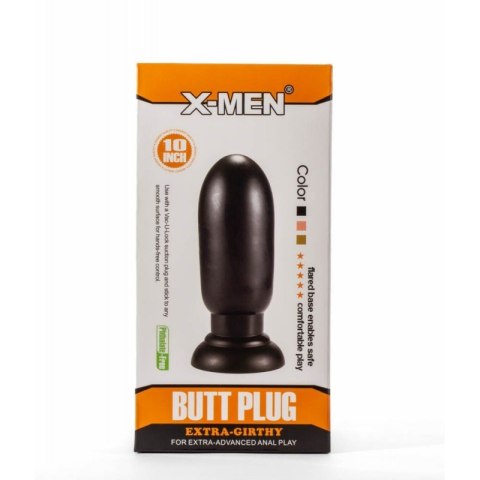 WIELKI KOREK ANALNY XXL PLUG Z PRZYSSAWKĄ ŚR. 7 CM