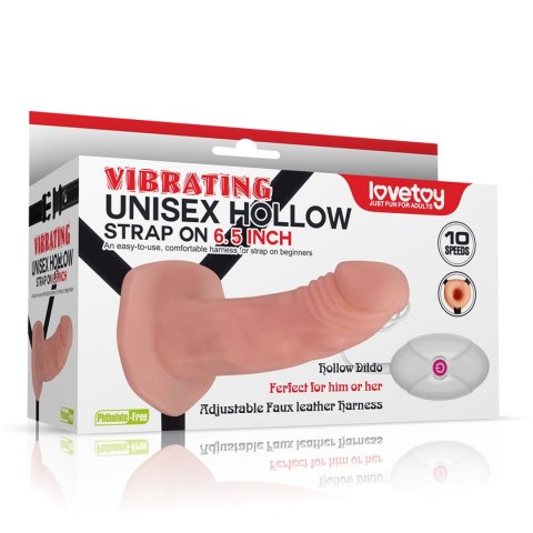 Vibrating Unisex Hollow Strap On Vibrating Unisex Hollow Strap On