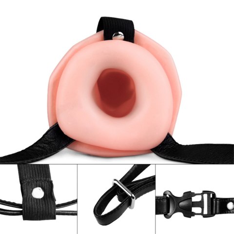 Vibrating Unisex Hollow Strap On Vibrating Unisex Hollow Strap On