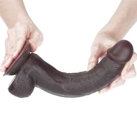 9.5'' Sliding Skin Dual Layer Dong - Black 9.5'' Sliding Skin Dual Layer Dong - Black