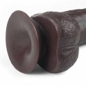 9.5'' Sliding Skin Dual Layer Dong - Black