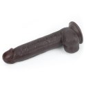 9.5'' Sliding Skin Dual Layer Dong - Black