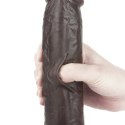 9.5'' Sliding Skin Dual Layer Dong - Black