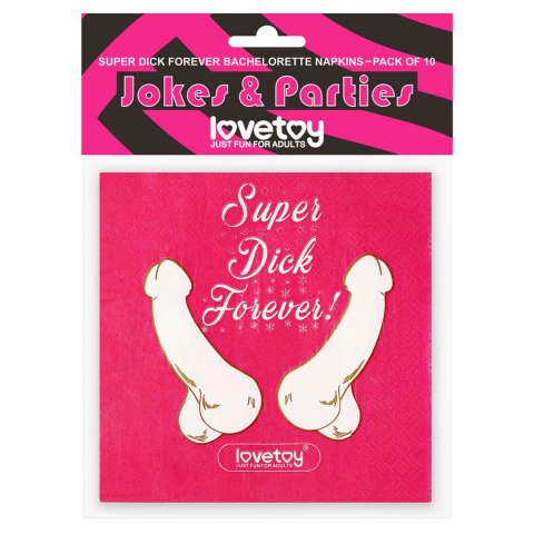 Super Dick Forever Bachelorette Paper Napkins(Pack of 10) Super Dick Forever Bachelorette Paper Napkins(Pack of 10)