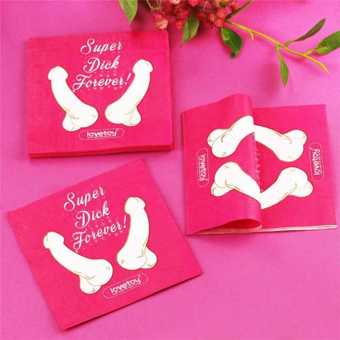 Super Dick Forever Bachelorette Paper Napkins(Pack of 10) Super Dick Forever Bachelorette Paper Napkins(Pack of 10)