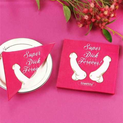 Super Dick Forever Bachelorette Paper Napkins(Pack of 10) Super Dick Forever Bachelorette Paper Napkins(Pack of 10)