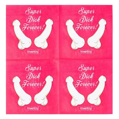 Super Dick Forever Bachelorette Paper Napkins(Pack of 10) Super Dick Forever Bachelorette Paper Napkins(Pack of 10)