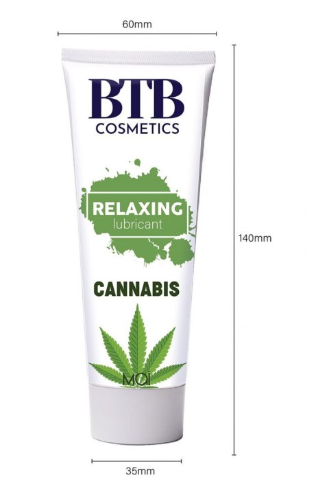 BTB WATER BASED CANNABIS LUBRICANT 100ML BTB WATER BASED CANNABIS LUBRICANT 100ML