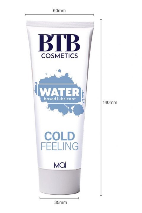 BTB WATER BASED COOL FEELING LUBRICANT 100ML BTB WATER BASED COOL FEELING LUBRICANT 100ML