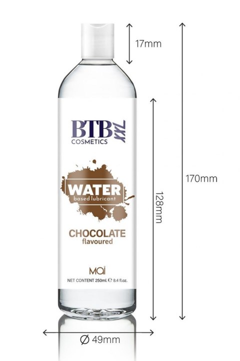 BTB WATER BASED FLAVORED CHOCOLAT LUBRICANT 250ML BTB WATER BASED FLAVORED CHOCOLAT LUBRICANT 250ML