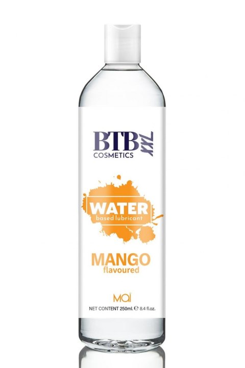 BTB WATER BASED FLAVORED MANGO LUBRICANT 250ML BTB WATER BASED FLAVORED MANGO LUBRICANT 250ML