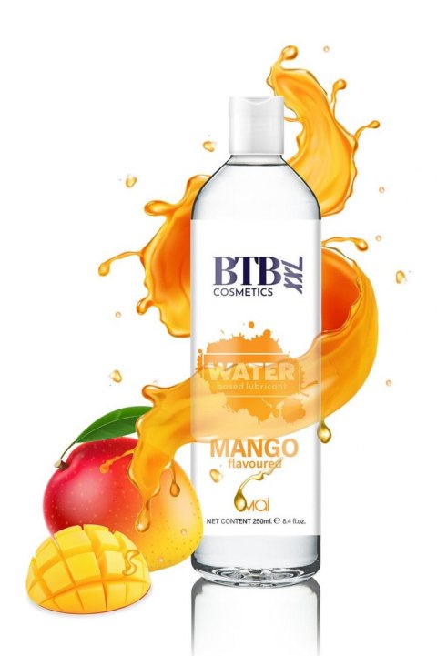 BTB WATER BASED FLAVORED MANGO LUBRICANT 250ML BTB WATER BASED FLAVORED MANGO LUBRICANT 250ML