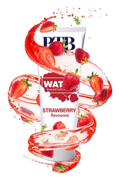 BTB WATER BASED FLAVORED STRAWBERRY LUBRICANT 100ML BTB WATER BASED FLAVORED STRAWBERRY LUBRICANT 100ML