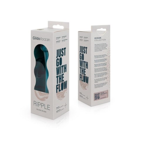SZKLANE DILDO GILDO — OCEAN RIPPLE SZKLANE DILDO GILDO — OCEAN RIPPLE