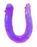 SOLIDNE DILDO PODWÓJNA PENETRACJA WAGINALNO ANALNY DILDO- ME YOU US MINI DOUBLE DONG PINK