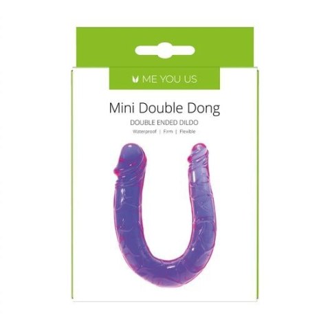 SOLIDNE DILDO PODWÓJNA PENETRACJA WAGINALNO ANALNY DILDO- ME YOU US MINI DOUBLE DONG PINK SOLIDNE DILDO PODWÓJNA PENETRACJA WAGINALNO ANALNY DILDO- ME YOU US MINI DOUBLE DONG PINK