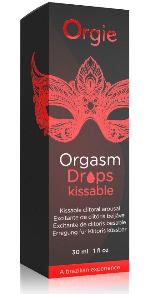 Kropelki Orgasm Drops kissable 30ml Orgie Kropelki Orgasm Drops kissable 30ml Orgie