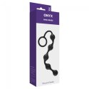 PLUG KORALIKI KULKI ANALNE KOREK ANALNY STYMULUJE PLUG/KULKI-ONYX SILICONE ANAL BEADS