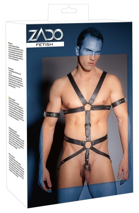 Skórzana uprząż dla mężczyzny Harness L/XL Skórzana uprząż dla mężczyzny Harness L/XL