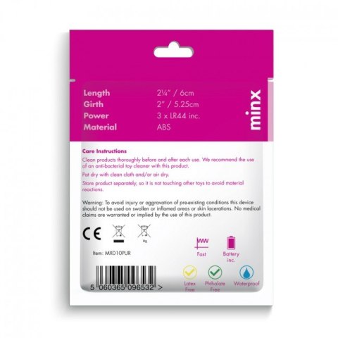 Wibrator- Blush Single Speed Mini Vibrator Purple Wibrator- Blush Single Speed Mini Vibrator Purple