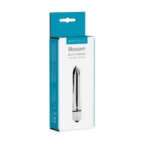 Wibrator- Me You Us Blossom 10 Mode Bullet Vibrator Silver Wibrator- Me You Us Blossom 10 Mode Bullet Vibrator Silver
