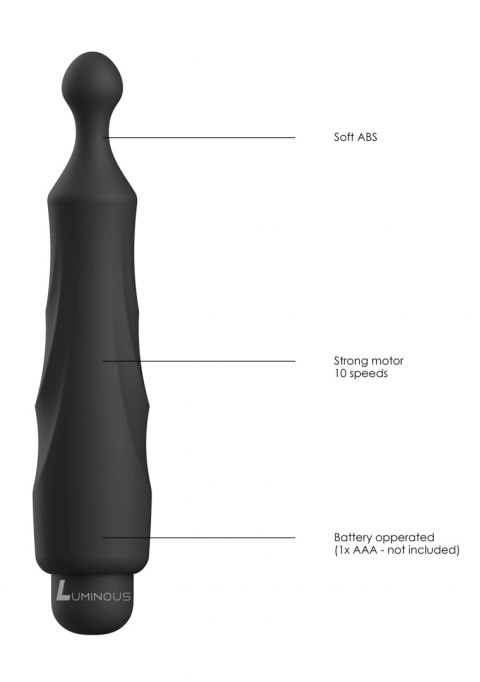 DIDO - ABS BULLET WITH SLEEVE - 10-SPEEDS - BLACK DIDO - ABS BULLET WITH SLEEVE - 10-SPEEDS - BLACK