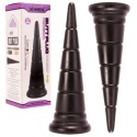 KOREK ANALNY Z MOCNĄ PRZYSSAWKĄ STOŻEK 30,5 CM XXL
