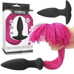 SILIKONOWY KOREK ANALNY KOŃSKI OGON 10,8CM ANAL