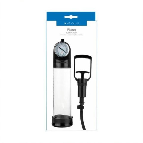 Pompka- Me You Us Piston Pump Clear/Black Pompka- Me You Us Piston Pump Clear/Black