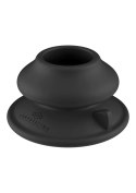 STRETCHY - WITH SUCTION CUP AND REMOTE - 10 SPEED - BLACK